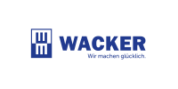 WACKER Logo mit Claim blau